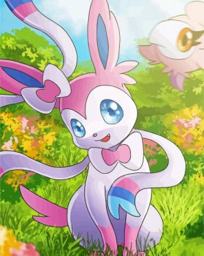 Sylveon Pokemon Paint By Numbers