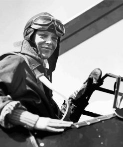 Amelia Earhart paint by numbers