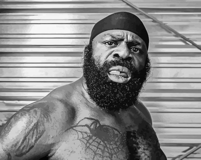 Boxer Kimbo Slice Paint By Numbers