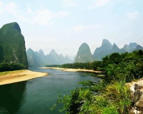China Karst Mountains Paint By Numbers