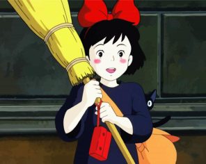 Cute Kiki Delivery Paint By Numbers