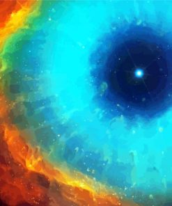 Eye Galaxy Art paint by numbers