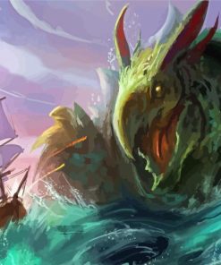 Fantasy Dragon Paint By Numbers