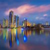 Gold Coast Reflection Paint by Numbers