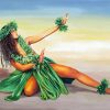 Hula Lady Paint by Numbers