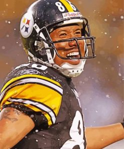 Happy Hines Ward paint by numbers