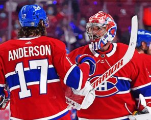 Josh Anderson Hockey paint by numbers