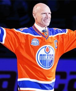 Mark Messier Paint by Numbers