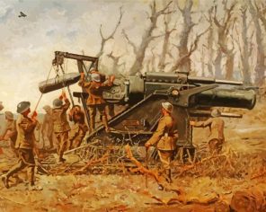 Military Artillery Paint By Numbers