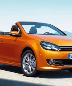 Volkswagen Cabriolet Paint By Numbers