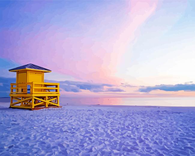 Sarasota Beach Paint By Numbers