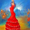 Flamenco Dancer Art Paint by Numbers