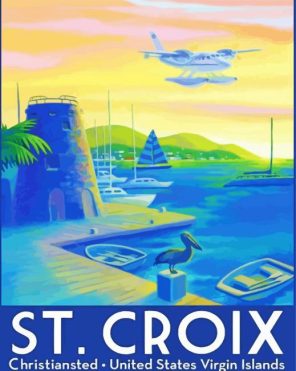 St Croix Poster paint by numbers