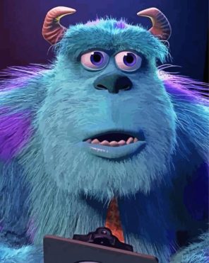 Sulley Monster Paint by Numbers