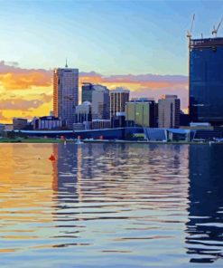 Perth Swan River Paint By Numbers
