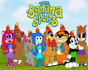 The Banana Splits Paint By Numbers