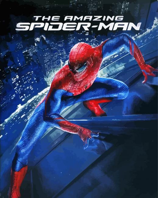 Spider Man Poster Paint By Numbers