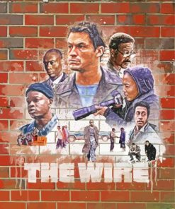 The Wire Art Poster paint by numbers