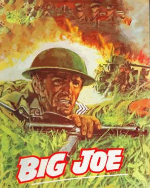Commando Poster Paint By Numbers