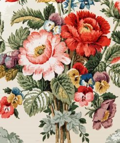 Antique Floral Paint By Numbers