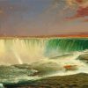 Waterfall Frederic Church paint by numbers