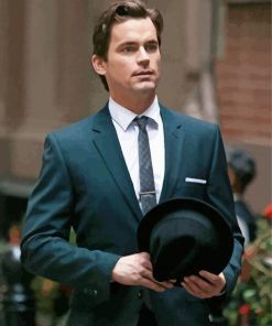 White Collar Character paint by numbers