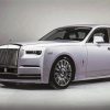 White Roll Royce Paint By Numbers