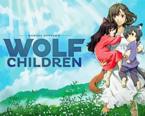 Wolf Children Poster Paint By Numbers