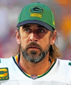 Aaron Rodgers Sport paint by numbers