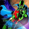 Aesthetic Martian Manhunter paint by numbers