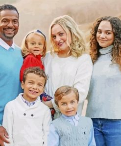 Alfonso Ribeiro Family Paint By Numbers