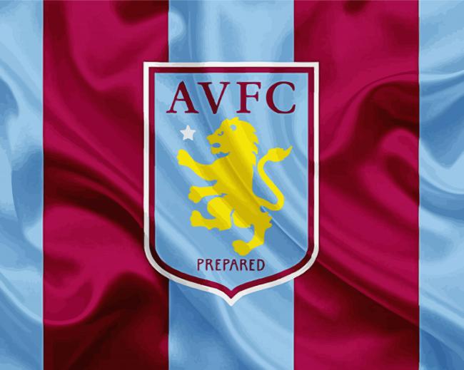 Aston Villa Paint By Numbers - ThePaintByNumbers.COM