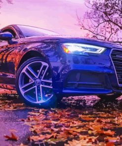 Audi A3 Sunset paint by numbers