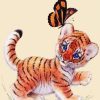 Small Baby Tiger paint by numbers