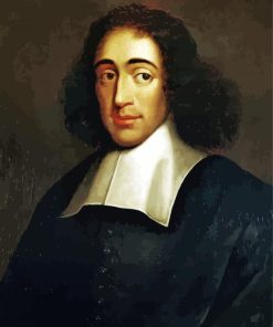 Baruch Spinoza paint by numbers