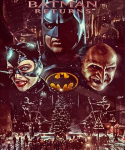 Batman Returns Movie Paint By Numbers