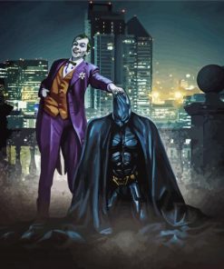Batman And Joker paint by numbers