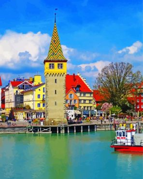 Bodensee Buildings Paint By Numbers