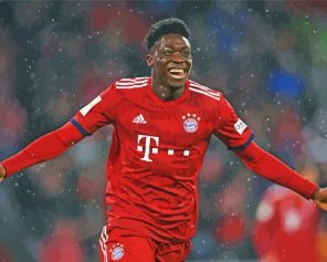 Alphonso Davies Player Paint By Numbers
