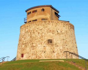 Carleton Martello Tower paint by numbers
