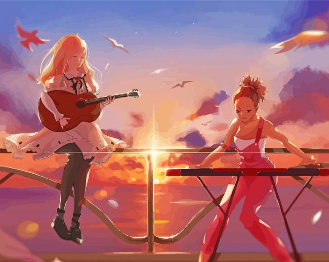 Carole And Tuesday paint by numbers