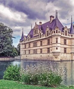 Chateau Azay Le Rideau Paint By Numbers