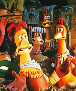 Chicken Run Animation Paint By Numbers
