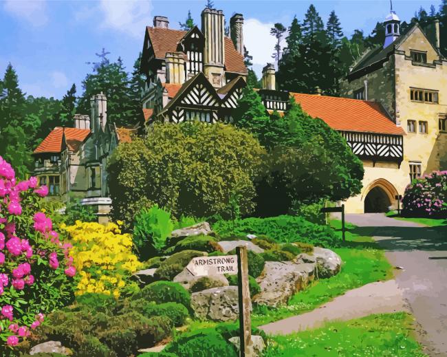 Cragside paint by numbers