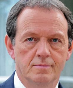 Actor Kevin Whately paint by numbers
