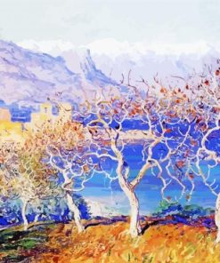 Fig Trees Art paint by numbers
