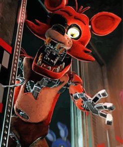 Foxy FNAF paint by numbers