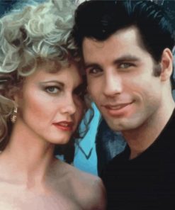 Grease Characters paint by numbers