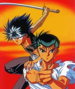 Hakusho And Hiei paint by numbers