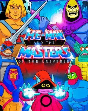 Masters Of The Universe paint by numbers